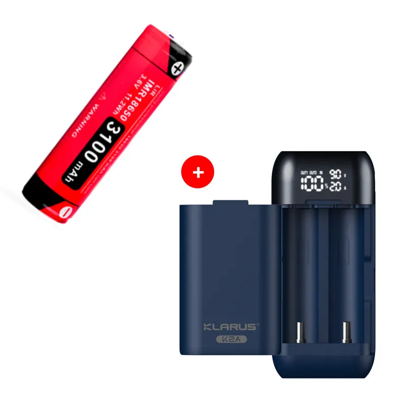 KLARUS 18GT-IMR31 High Quality Rechargeable 3100mAh Lithium Battery