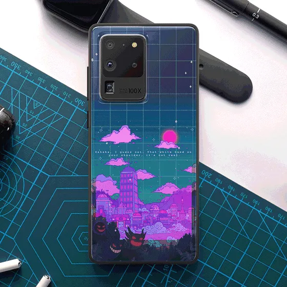 Lavender Town Dark LED Case for Samsung