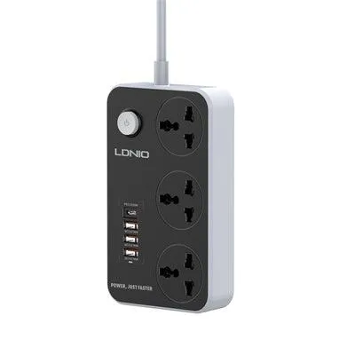 LDNIO 3 AC Outlets Universal Power Strip SC3412