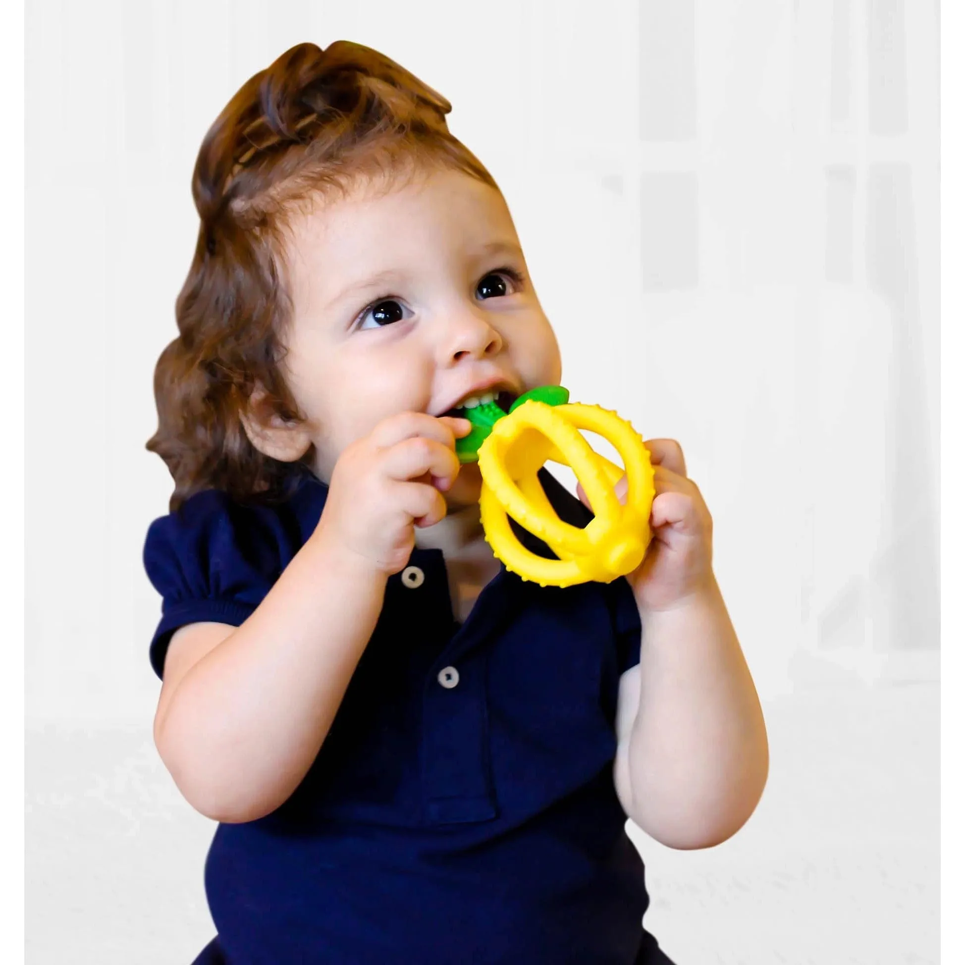 Lemon Bitzy Biter™ Teething Ball Baby Teether