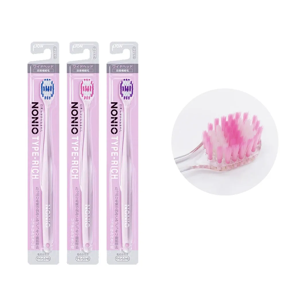 LION Nonio Type-Rich Toothbrush Soft