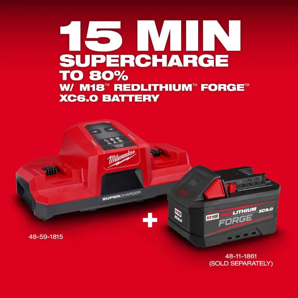 M18 Dual Bay Simultaneous Super Charger