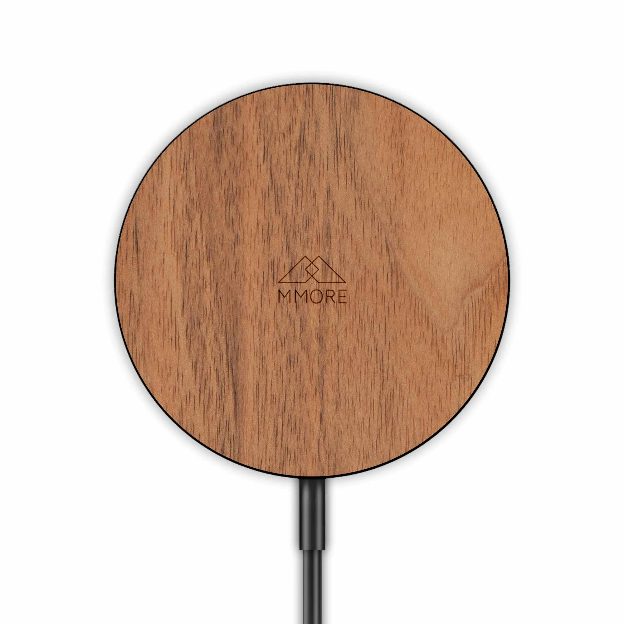 MagSafe BLACK Wireless Charger - Wood