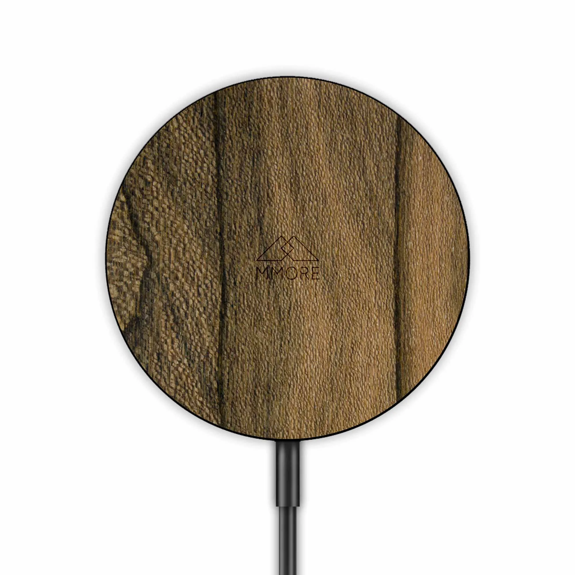 MagSafe BLACK Wireless Charger - Wood