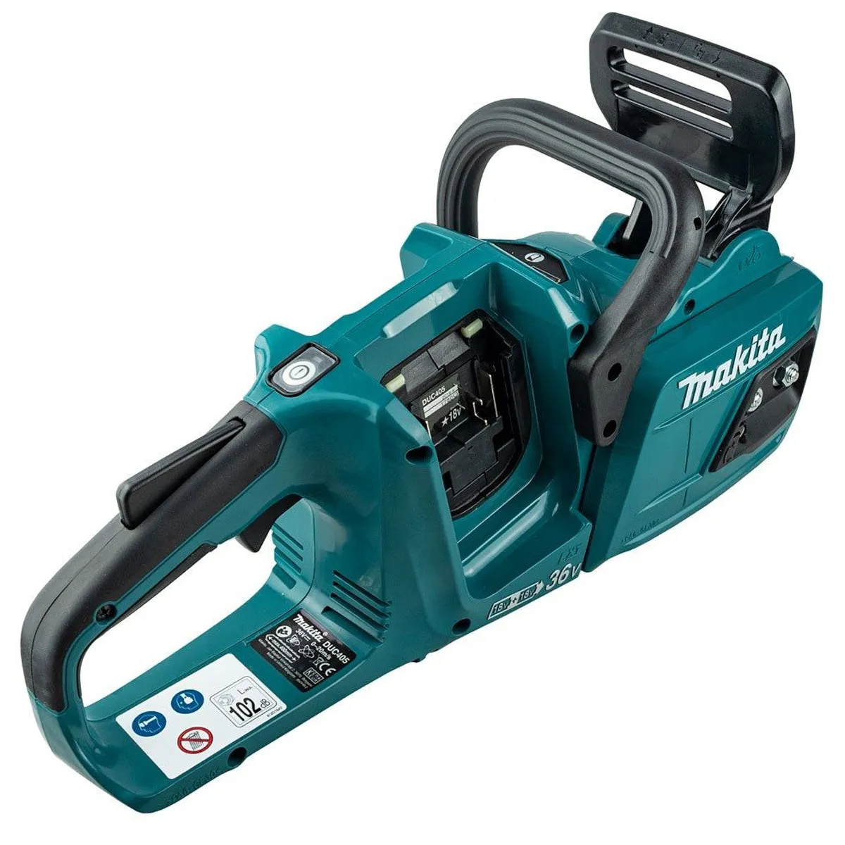 Makita DUC405PG2 36V Brushless Chainsaw 40cm with 2 x 6.0Ah Batteries & Charger