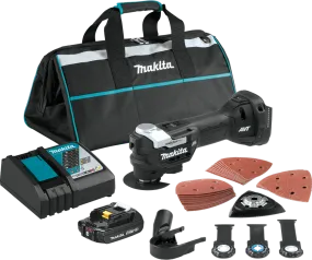 Makita XMT04R1B 18V LXT Brushless Sub-Compact Multi-Tool Kit