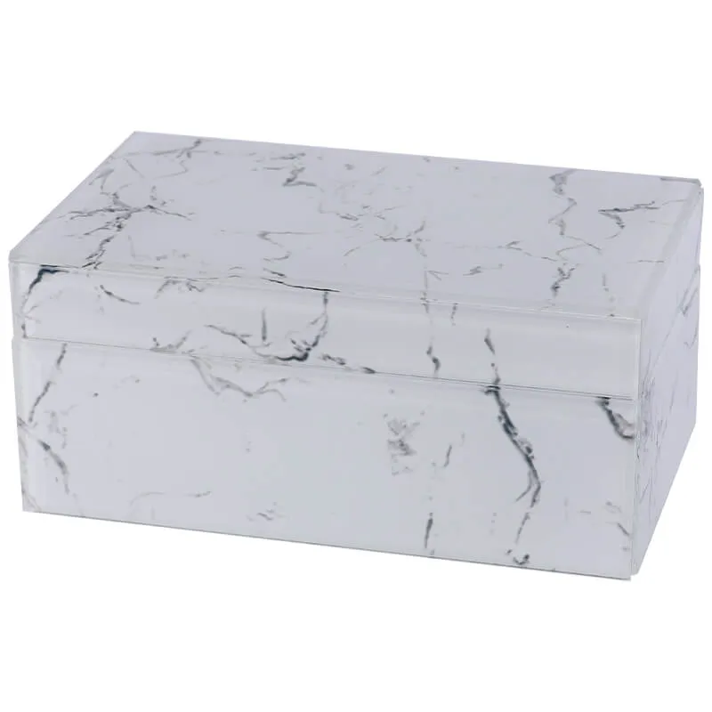 Marble Glass Accessory box (20 cm)