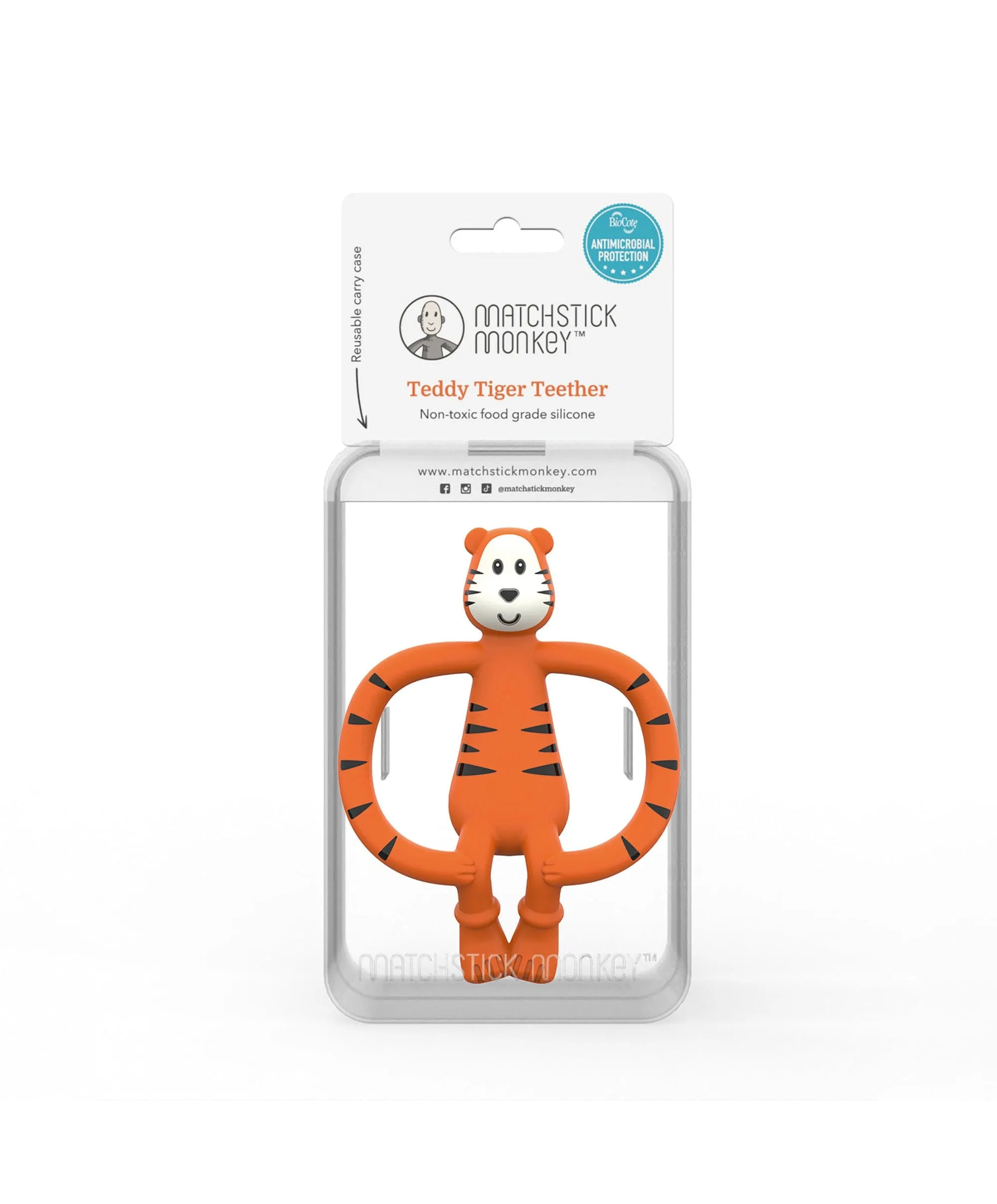 Matchstick Monkey Teddy Tiger Teether