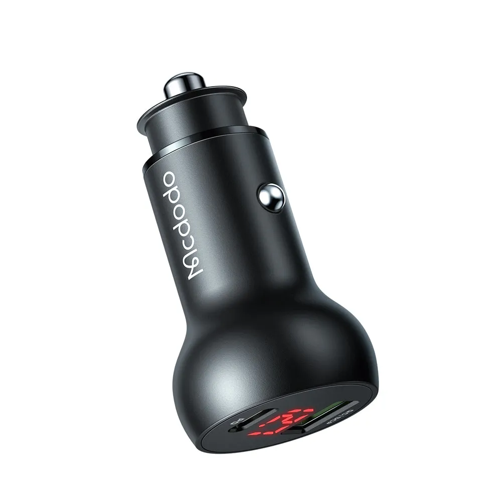 Mcdodo Mushrooms Series PD 45W Digital Display Car Charger