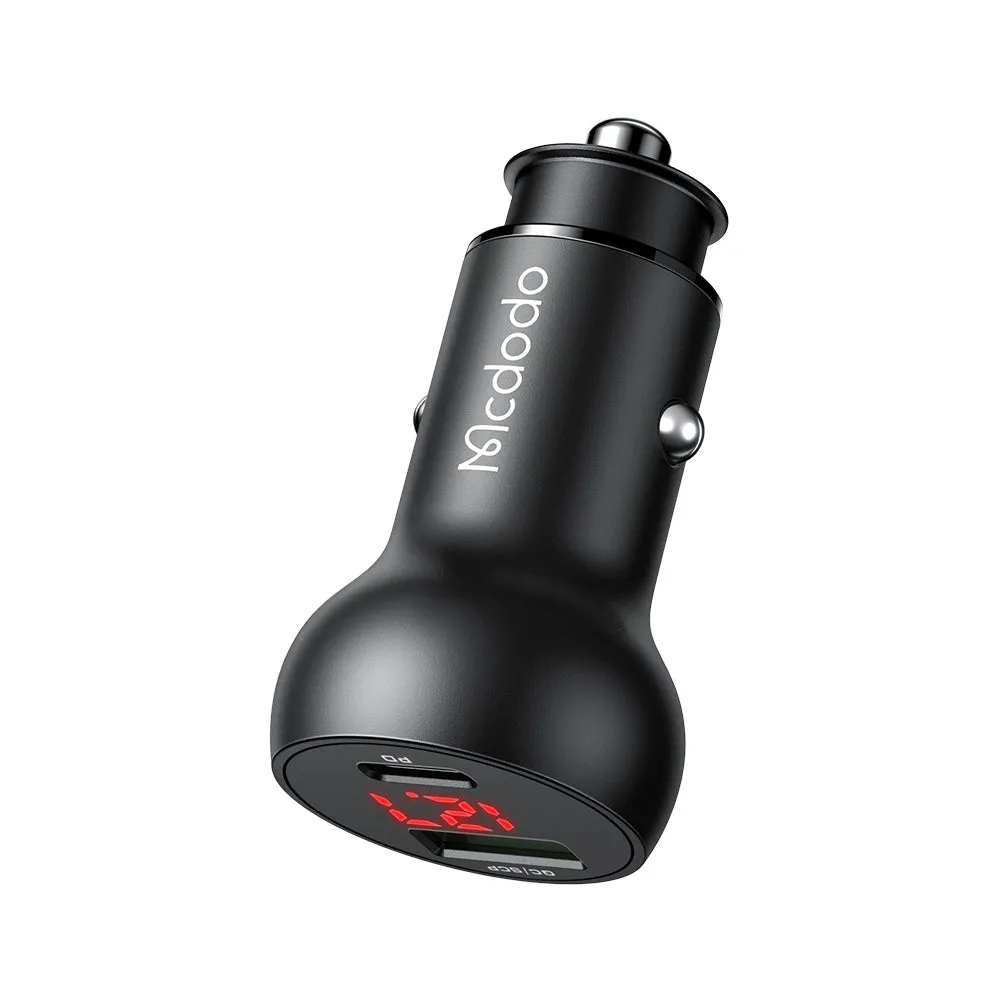 Mcdodo Mushrooms Series PD 45W Digital Display Car Charger