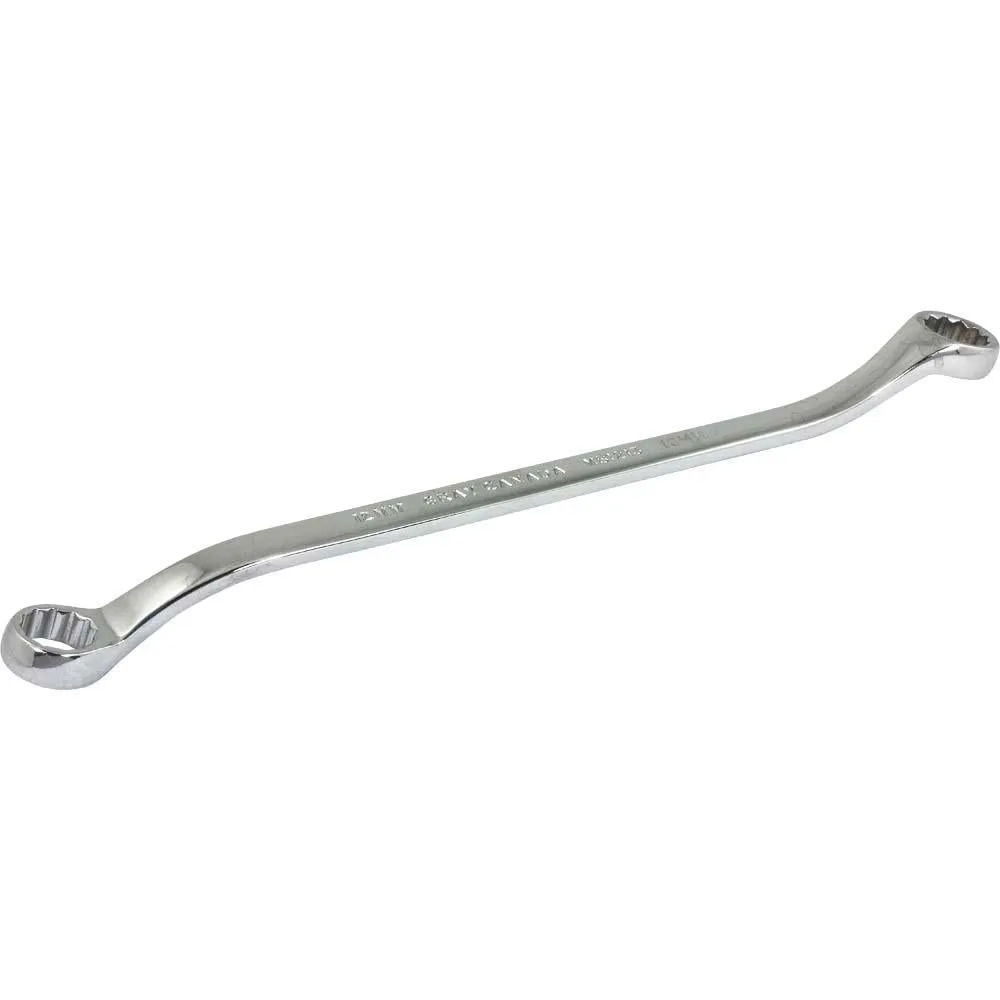 Metric Box End Wrenches - Mirror Chrome - 15° Offset