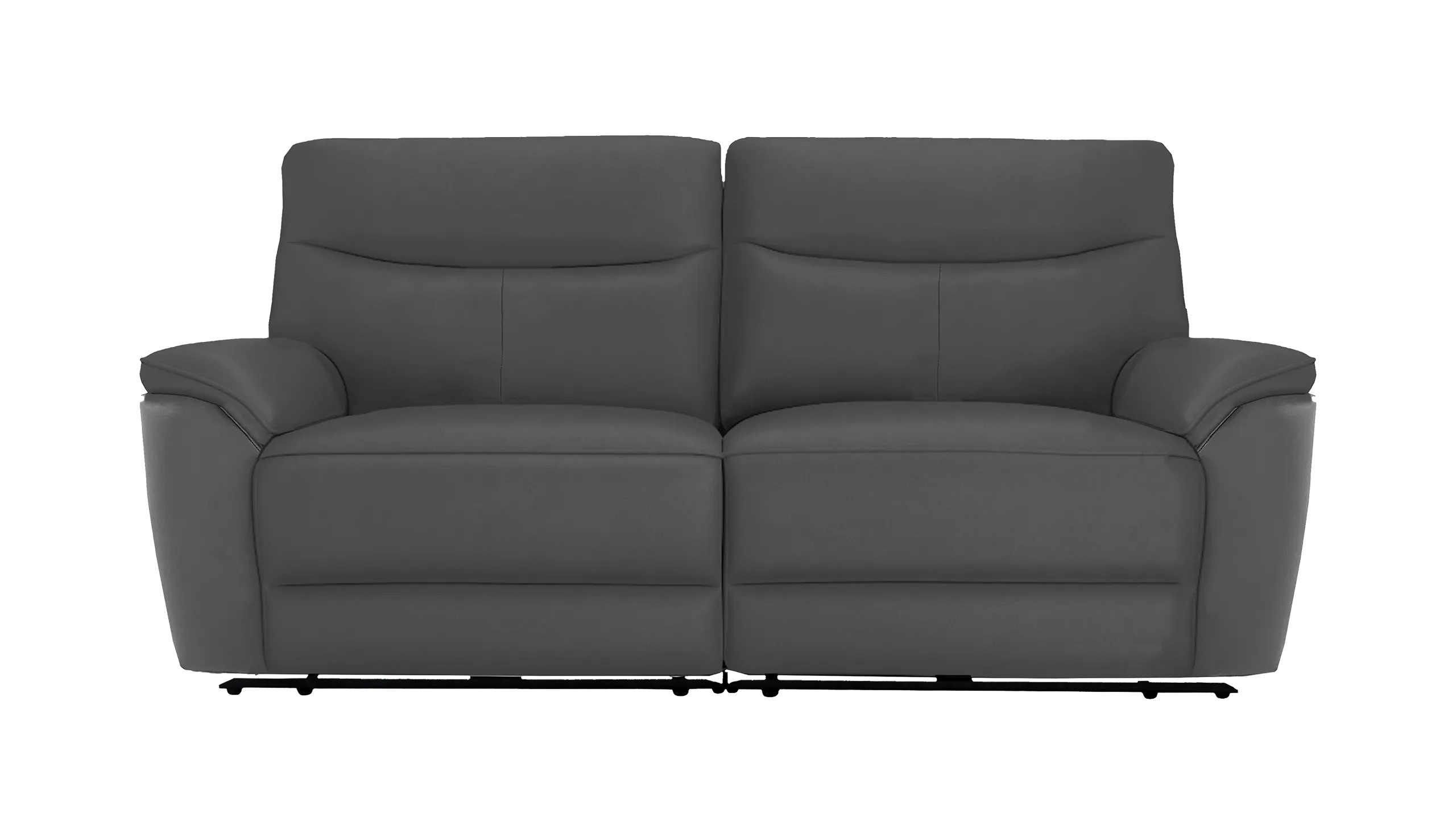 Micah 3 Seater Power Recliner Leather Sofa With Powered Headrests