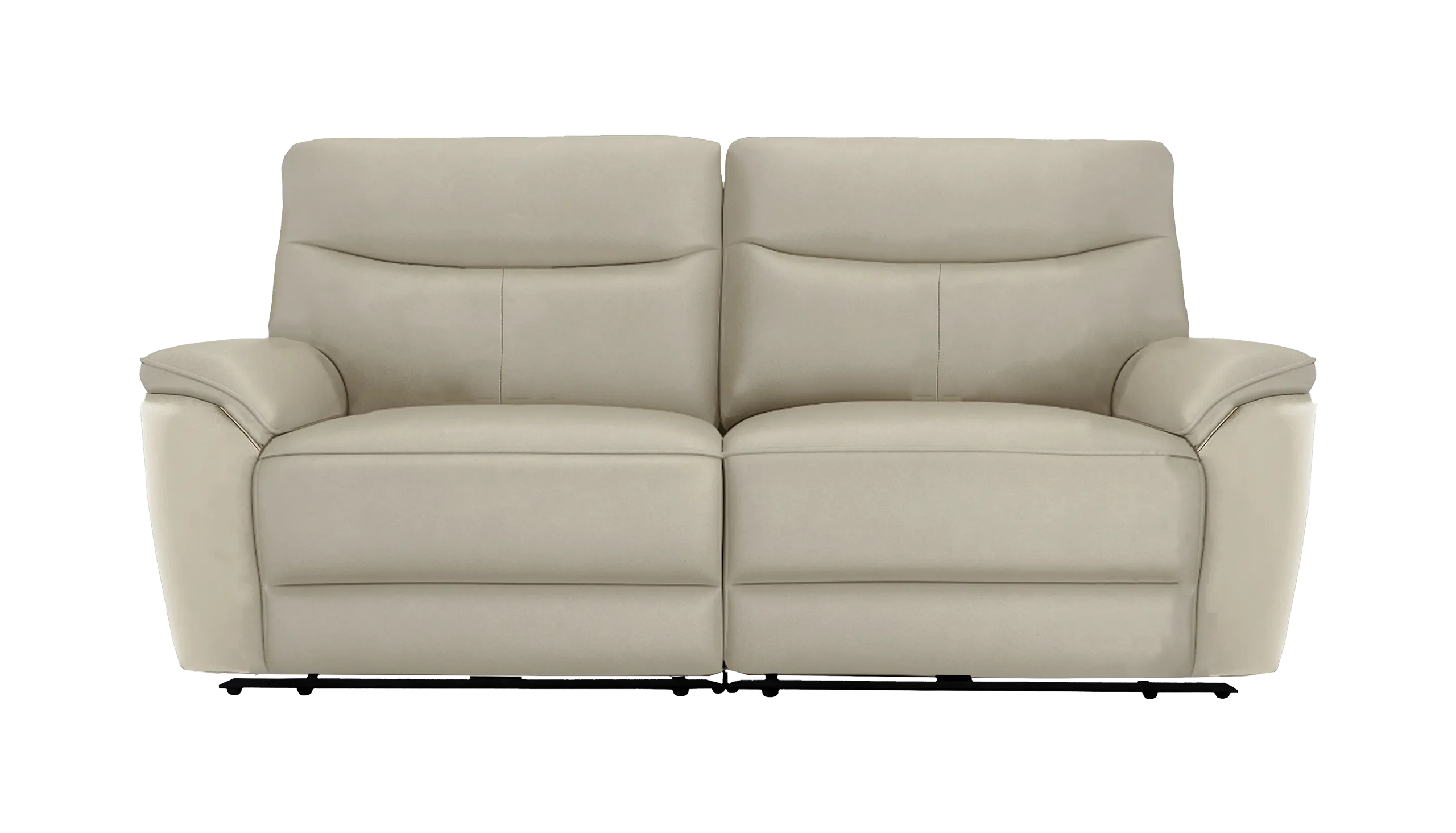 Micah 3 Seater Power Recliner Leather Sofa With Powered Headrests