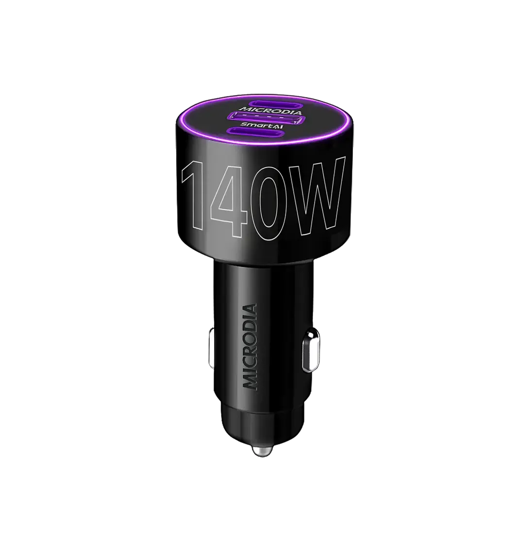 MICRODIA POWERHouse™ QC4.0   Dual PD3.0 140W Car Charger