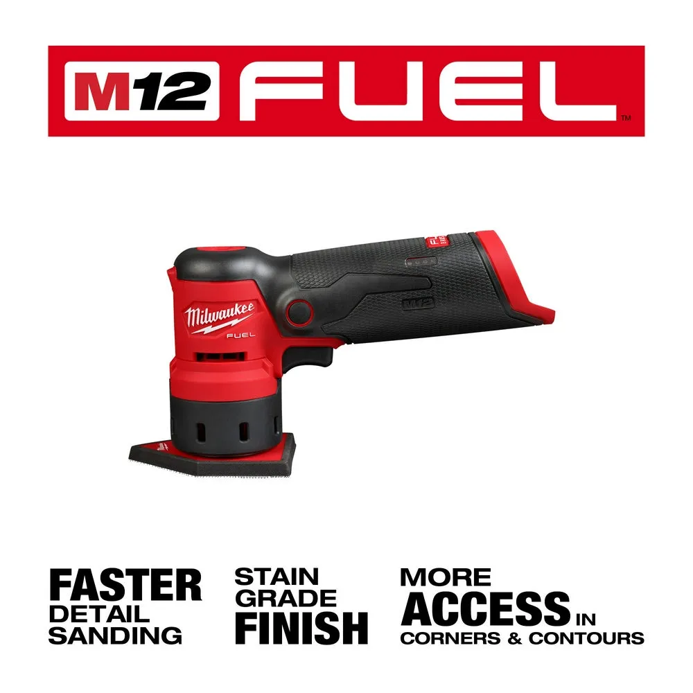 Milwaukee 2531-20 M12 FUEL 12V Cordless Orbital Detail Sander - Bare Tool