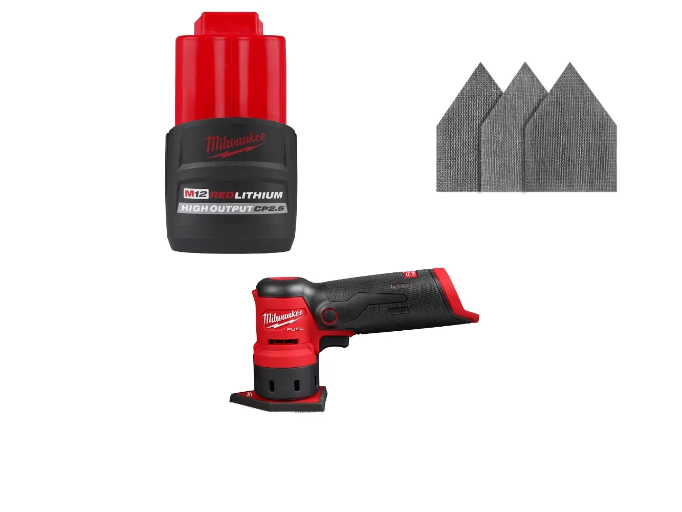 Milwaukee 2531-20x2 M12 12V REDLITHIUM HIGH OUTPUT CP2.5 Battery Pack Bundle