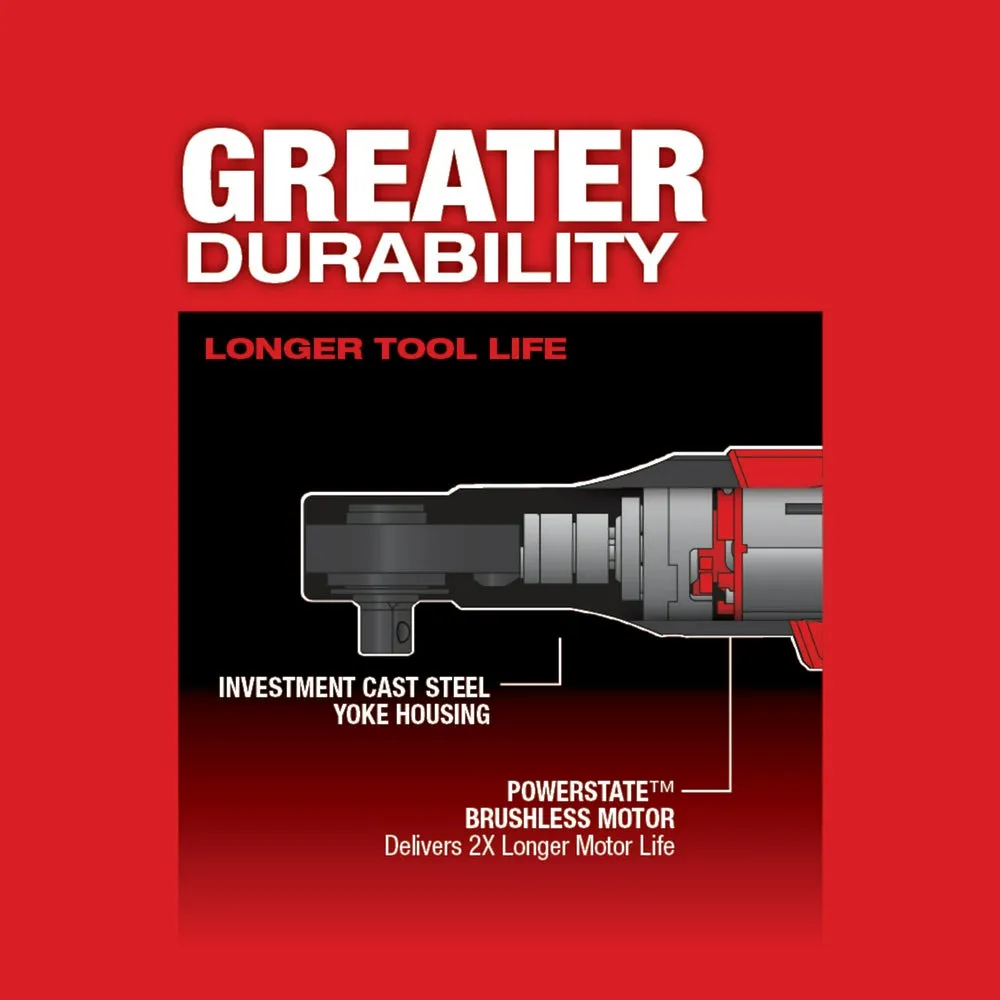 Milwaukee 2557-20 M12 FUEL 12V 3/8-Inch 55-Ft-Lbs. Cordless Ratchet - Bare Tool