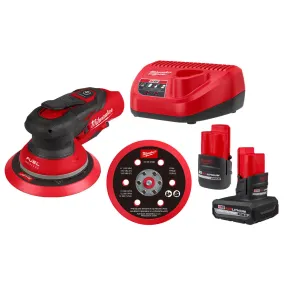 Milwaukee 2585-22CX M12 FUEL 12V 6" Random Orbital Sander Kit (3/16")