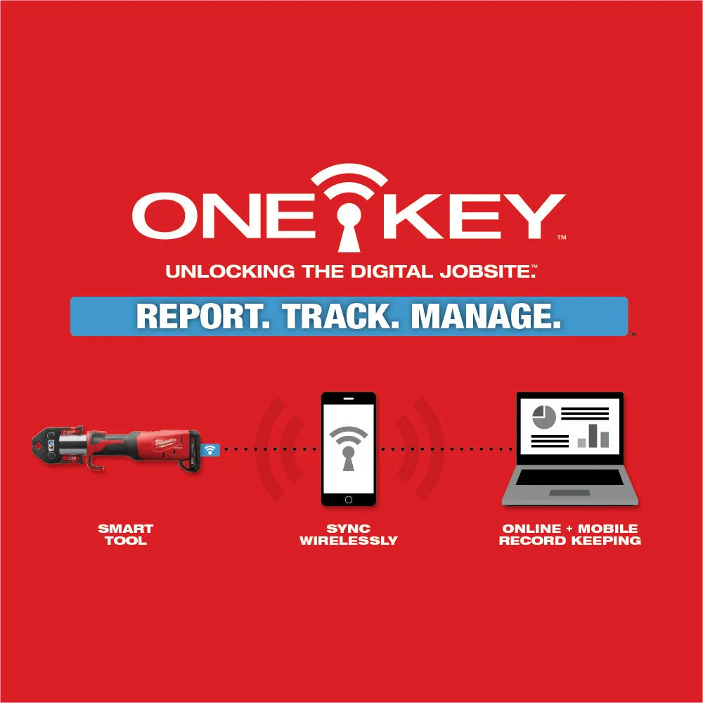 Milwaukee 2922-20 M18 18V FORCE LOGIC Cordless Li-Ion Press Tool Kit w/ ONE-KEY