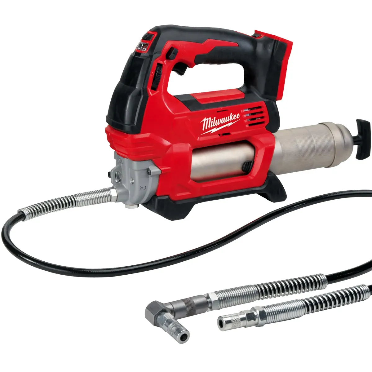 Milwaukee M18GG-0 18V M18 Cordless Grease Gun with 1 x 5.5Ah Battery Charger & Bag