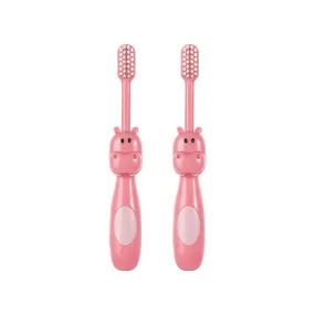 Miniso Little Hippo Soft Bristles Toothbrushes For Kids (2 pcs)