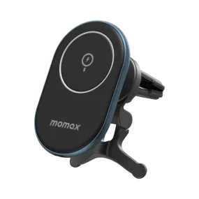 MOMAX Magnetic Wireless Car Charger Air Vent Magnetic Car Mount