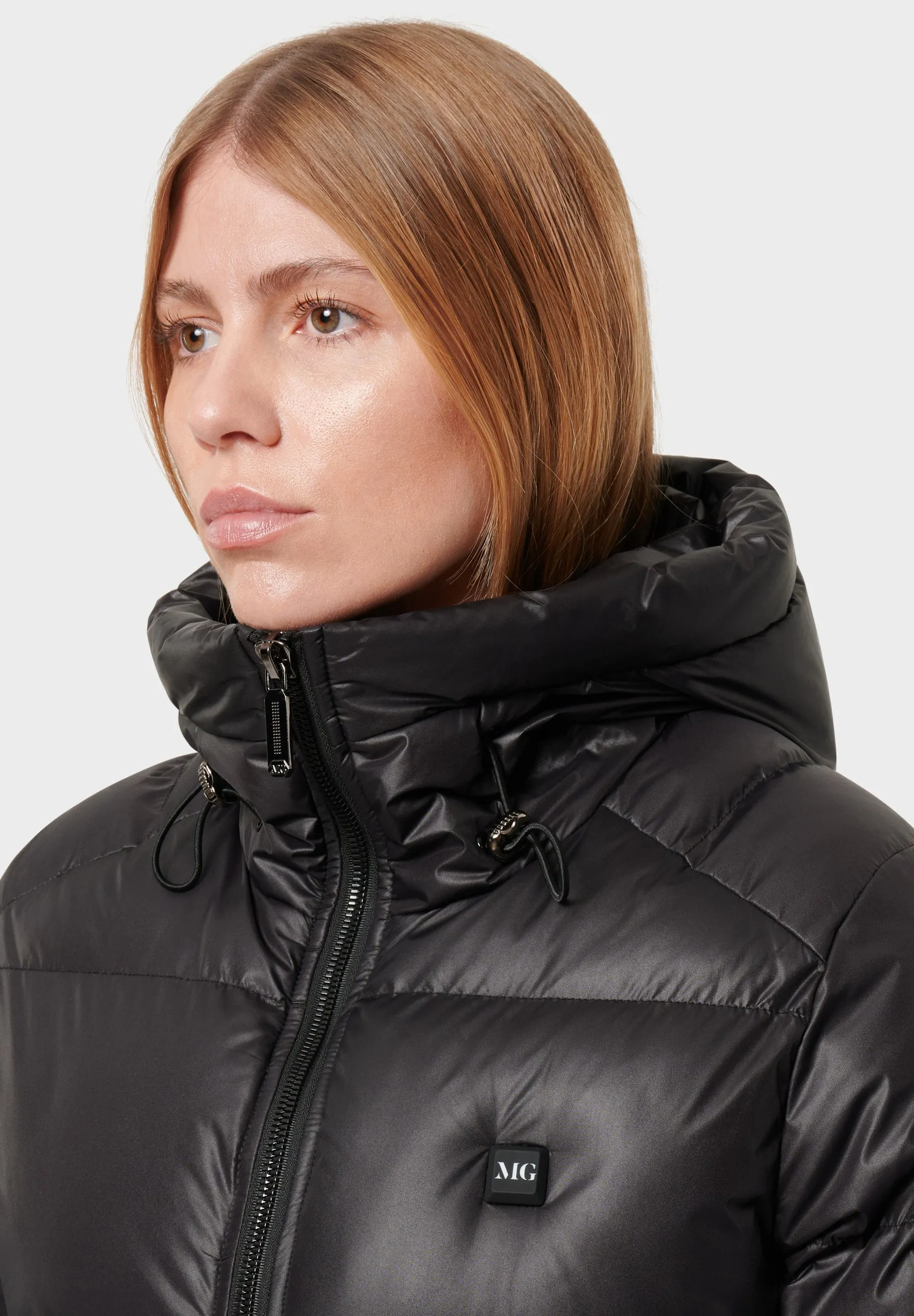 Mont Gerrard beheizte Jacke shiny schwarz