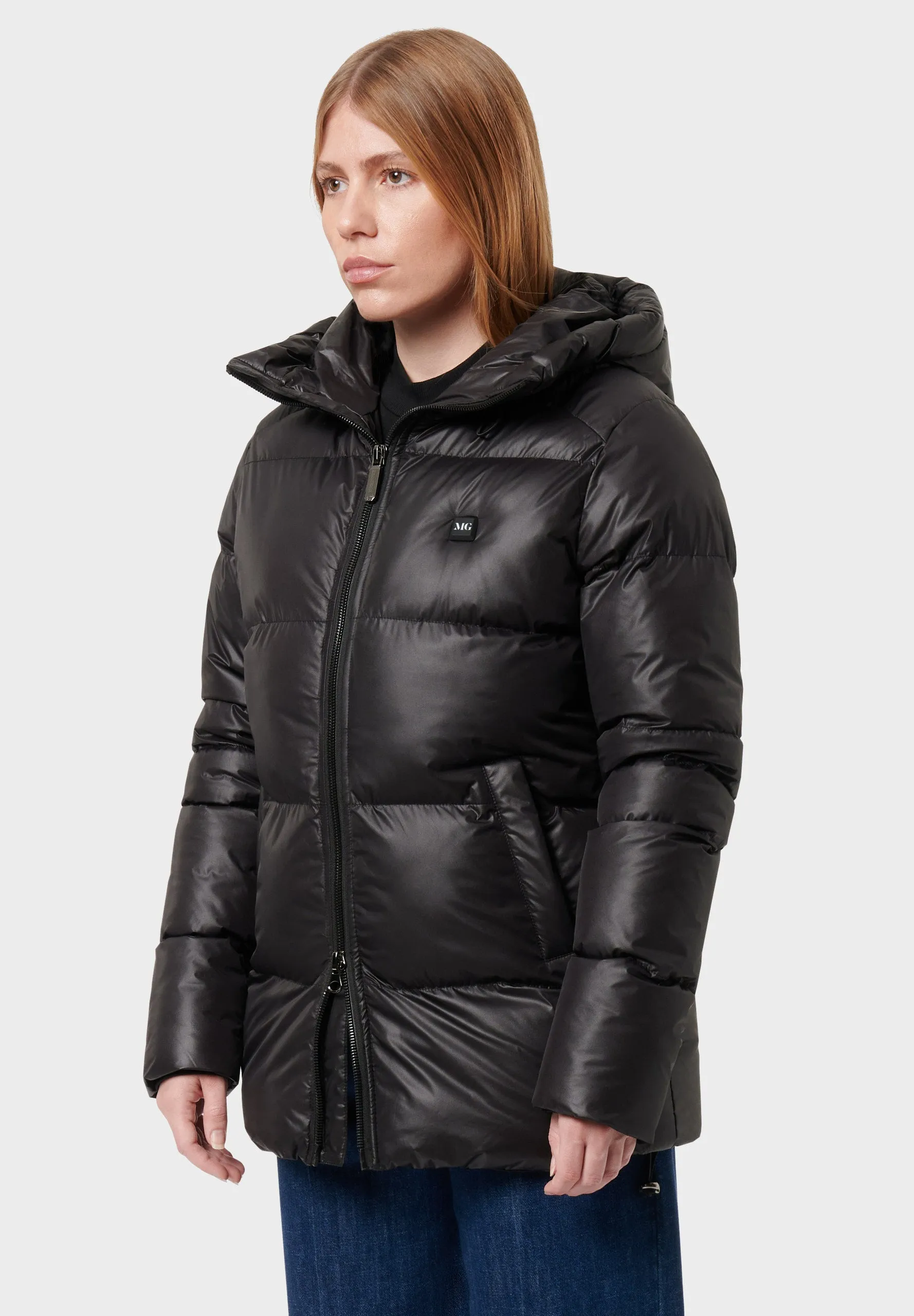 Mont Gerrard beheizte Jacke shiny schwarz