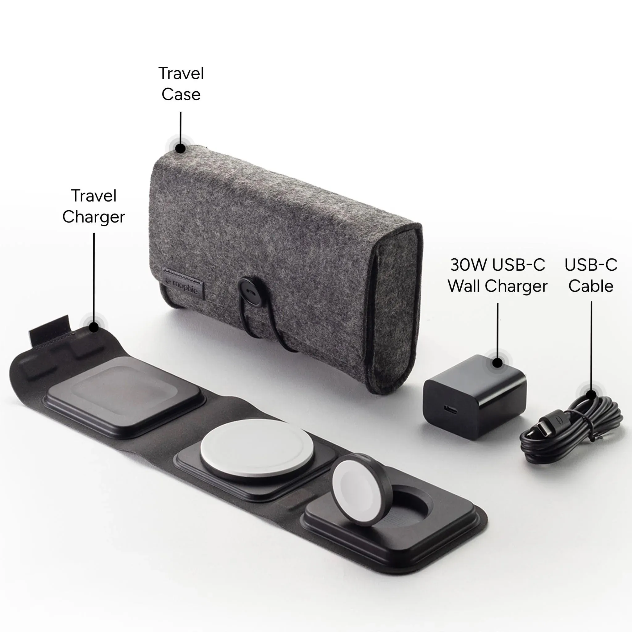 Mophie Snap  Multi Device Travel Charger With PSU & Case