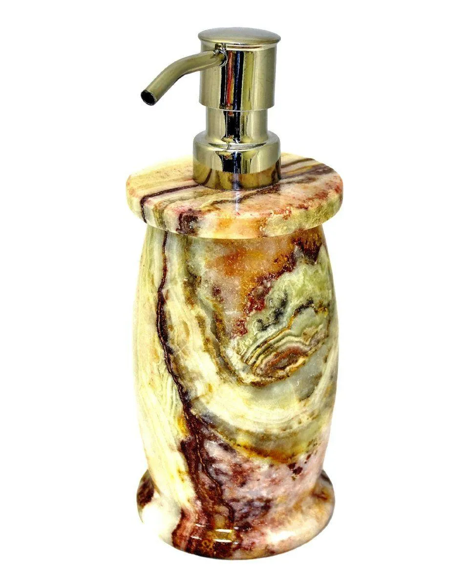 Multi Green Onyx Liquid Soap & Lotion Dispensers