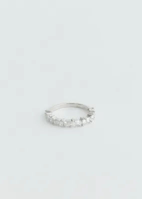 Multi Oval Crystal Ring