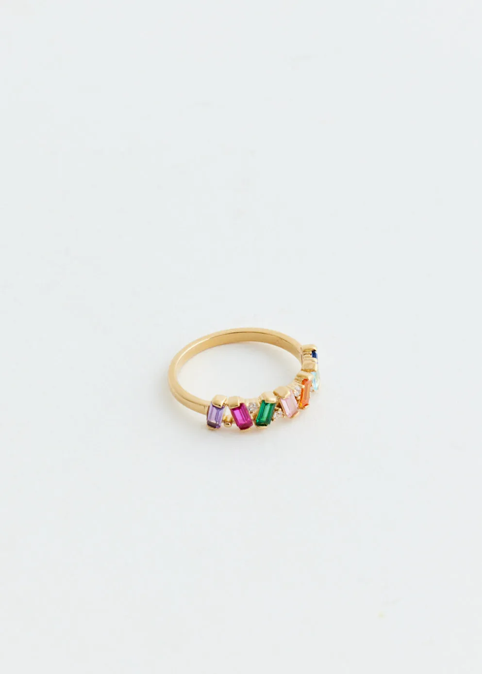 Multicolour Crystal Ring