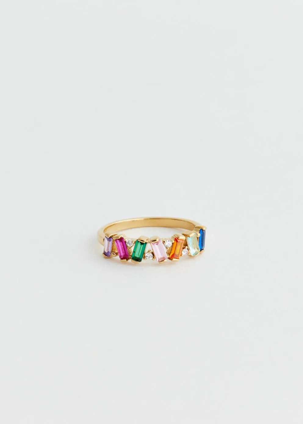 Multicolour Crystal Ring