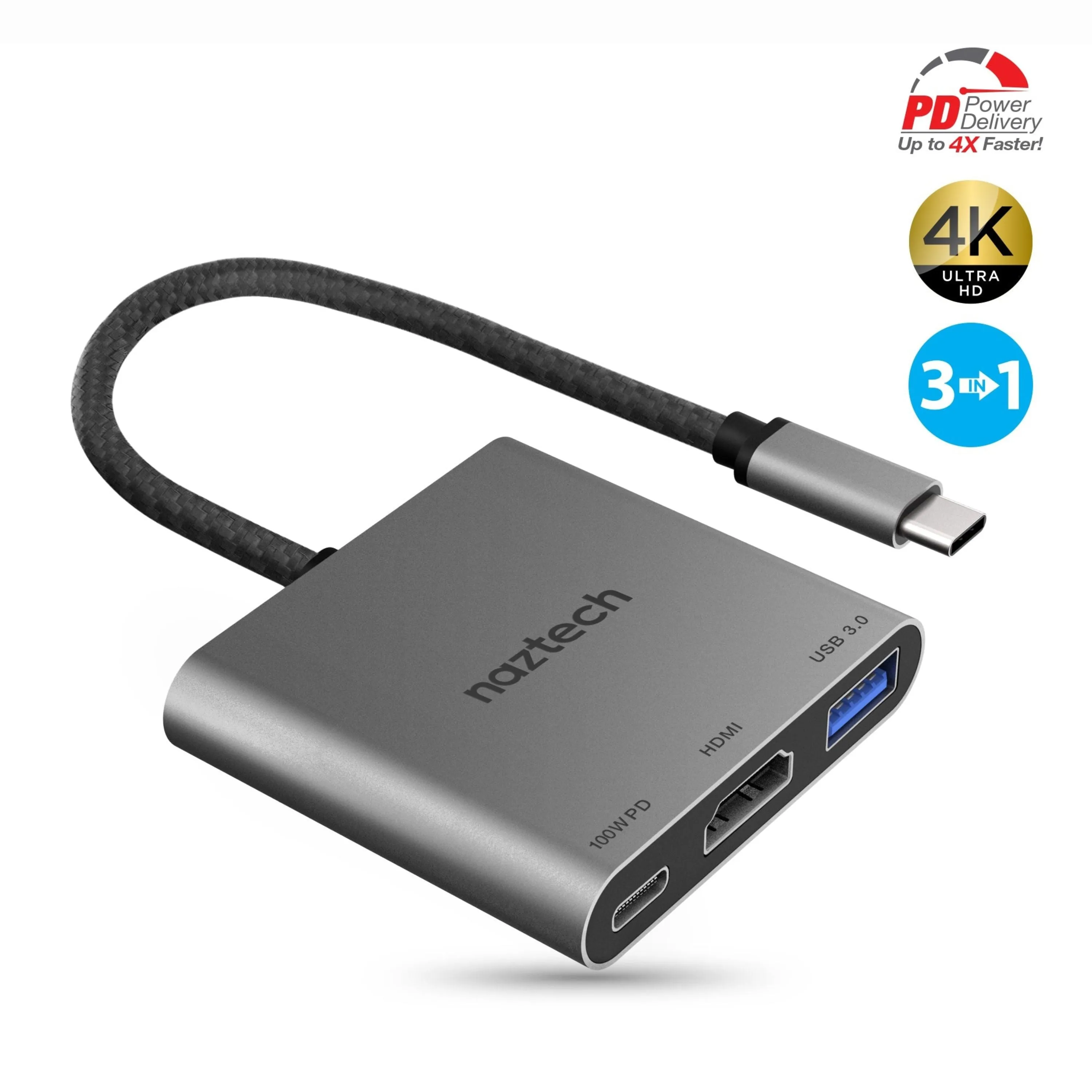 Naztech MaxDrive 3 Universal USB-C Hub