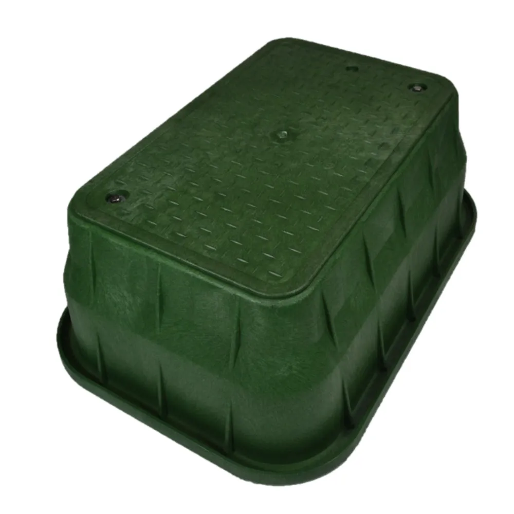 NDS- 321BCB - 13X24X12 PRO-SPEC GREEN BOX/GREEN CVR ICV W/BOLT