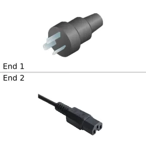 NetApp X1594A-R6 - 2.5m Power Cable with Plug AS/NZS 3112/IEC60320-C15 | Pwr Cord, Cisco MDS/Nexus Australia