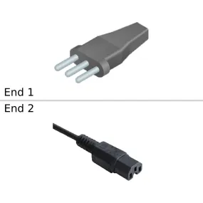 NetApp X1596A-R6 - 2.5m Power Cable with Plug CEI 23-16/IEC60320-C15 | Pwr Cord, Cisco MDS/Nexus Italy