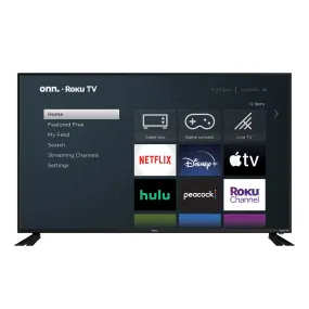 onn. 58" Class 4K UHD (2160P) LED Roku Smart TV HDR (ONC58TV193)