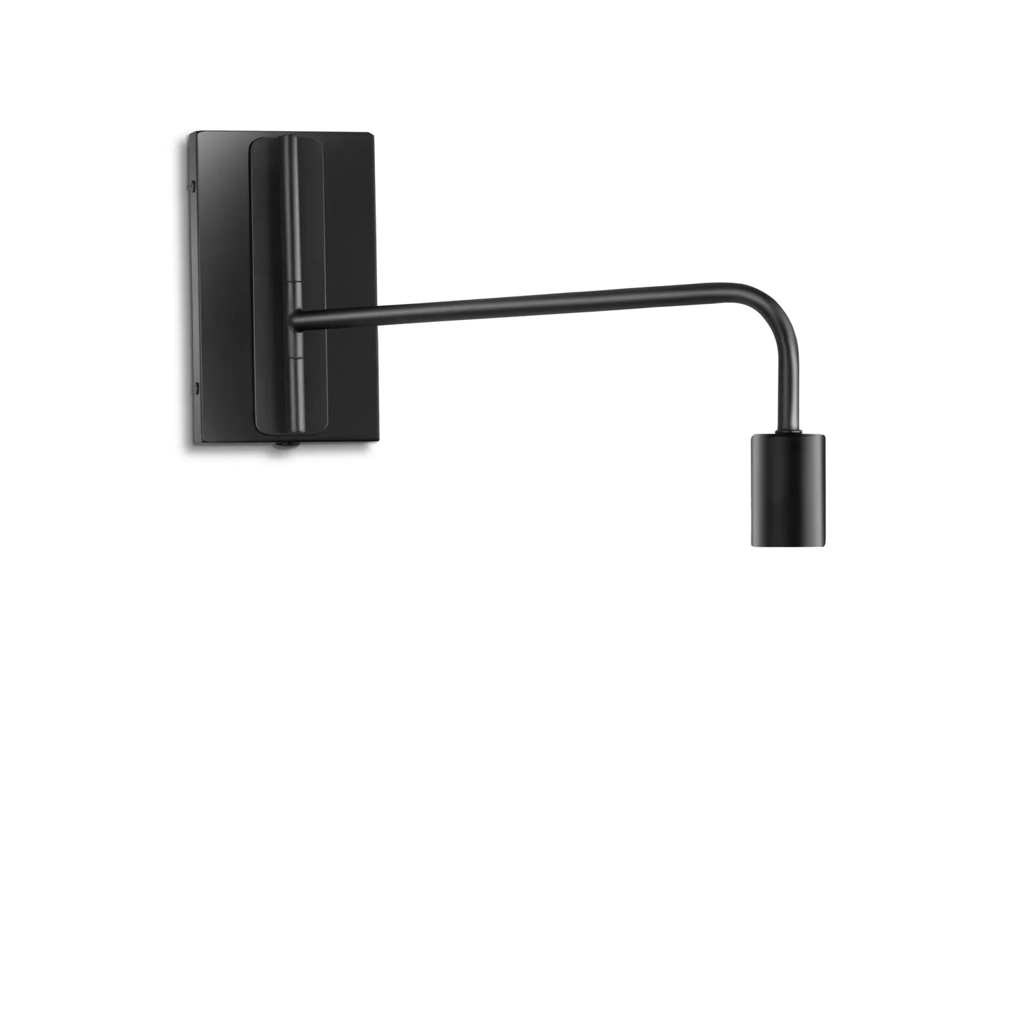 Open Box Prospect Swing Arm Wall Sconce, Matte Black, Hard-Wire