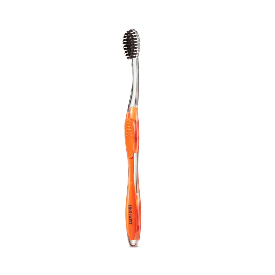 Orange Toothbrush w/Black Bristles