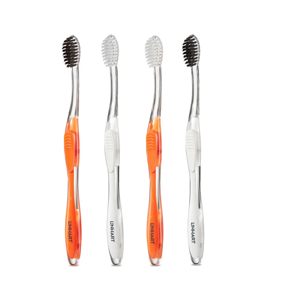 Orange Toothbrush w/Black Bristles