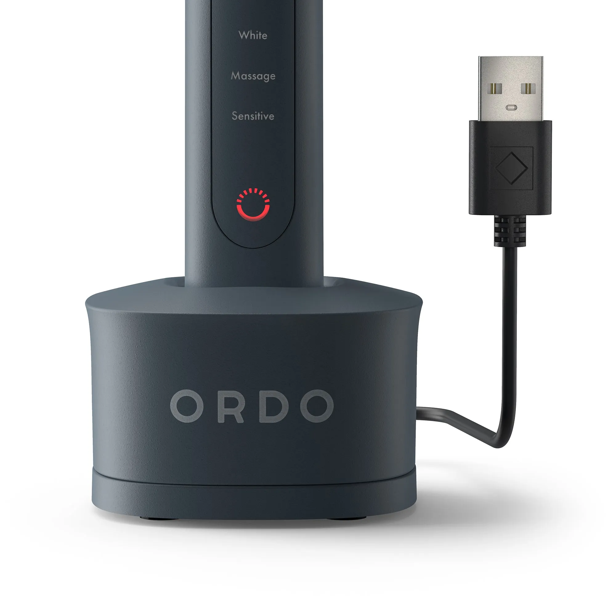 Ordo Sonic  Toothbrush & Charging Travel Case - Charcoal Grey