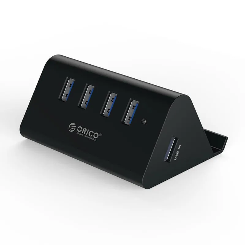 Orico 4 Port Usb3.0 Tablet Stand Hub | 4X Usb 3.0|Black