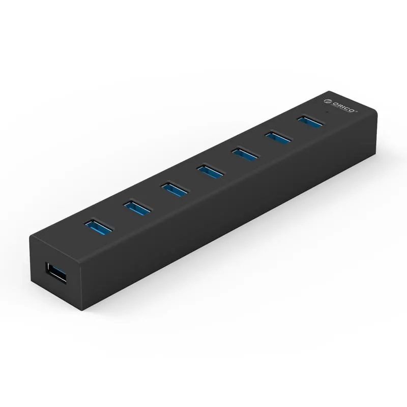 Orico 7 Port Usb3.0 Aluminium Hub - Black