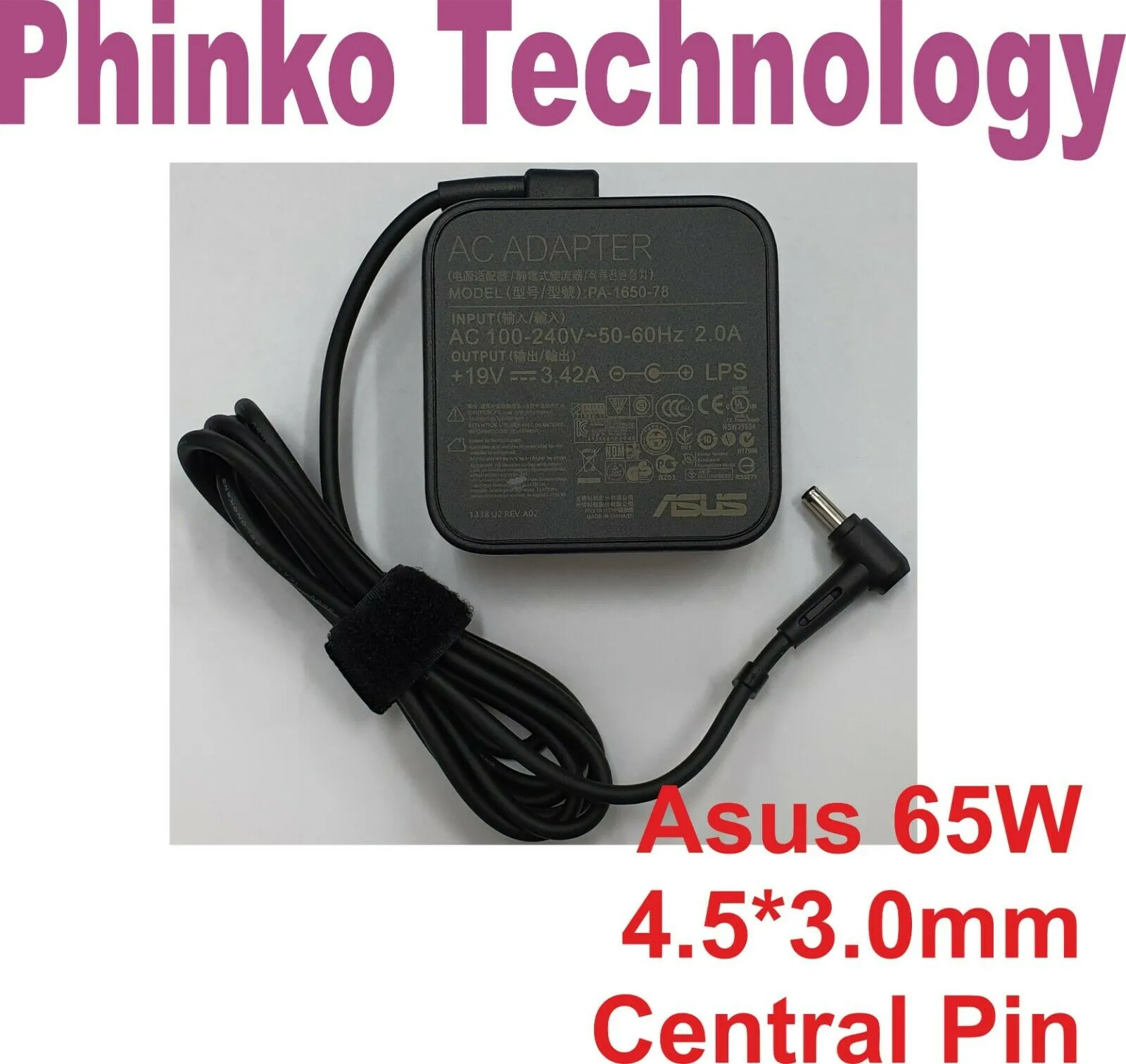 Original Adapter Charger for Asus TP412U TP412UA 19v 3.42a 4.0mmx3.00mm