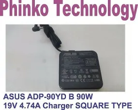 Original ASUS ADP-90YD B 19V 4.74A  Power AC Charger SQUARE TYPE