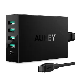 PA-Y5 Qualcomm Quick Charge 3.0 USB C Charging Station