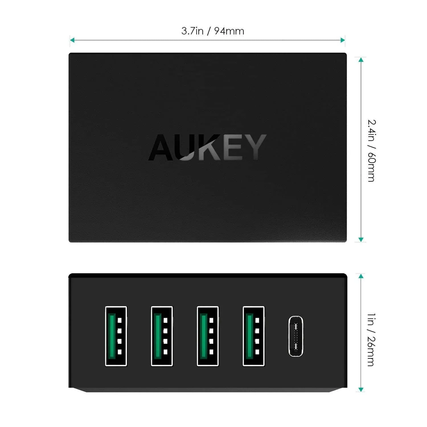 PA-Y5 Qualcomm Quick Charge 3.0 USB C Charging Station