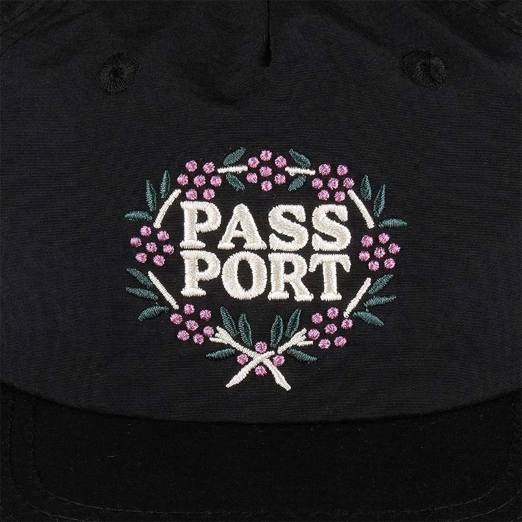 Pass~Port Wattle RPET Workers Cap Black/Off White