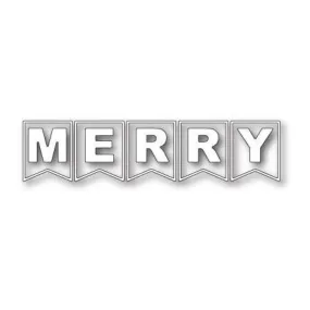 Poppystamps Die - Merry Banner*